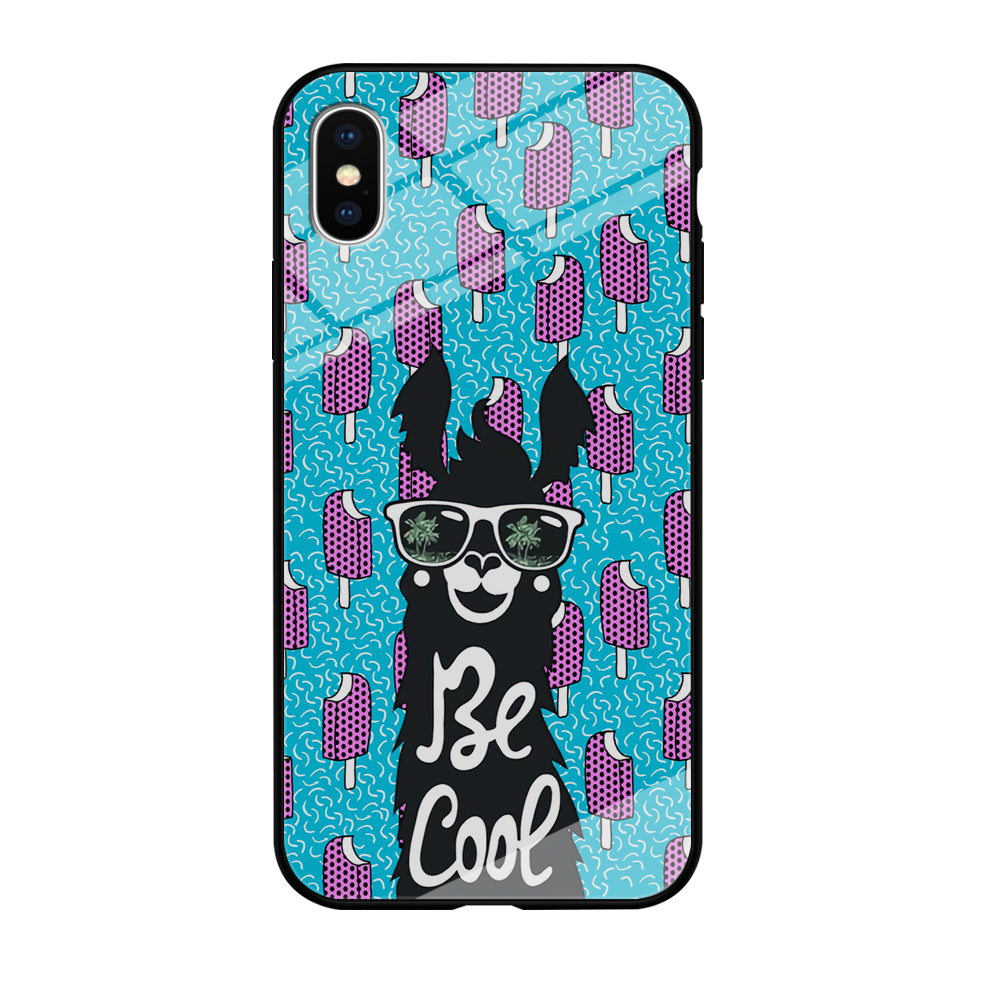 Ilama, Be Cool with Ice Cream iPhone XS MAX Case
