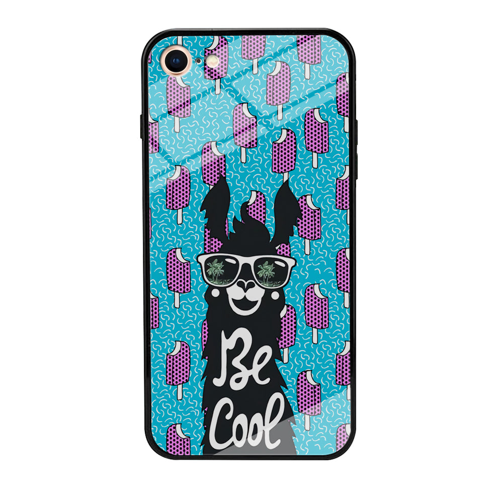 Ilama, Be Cool with Ice Cream iPhone 8 Case