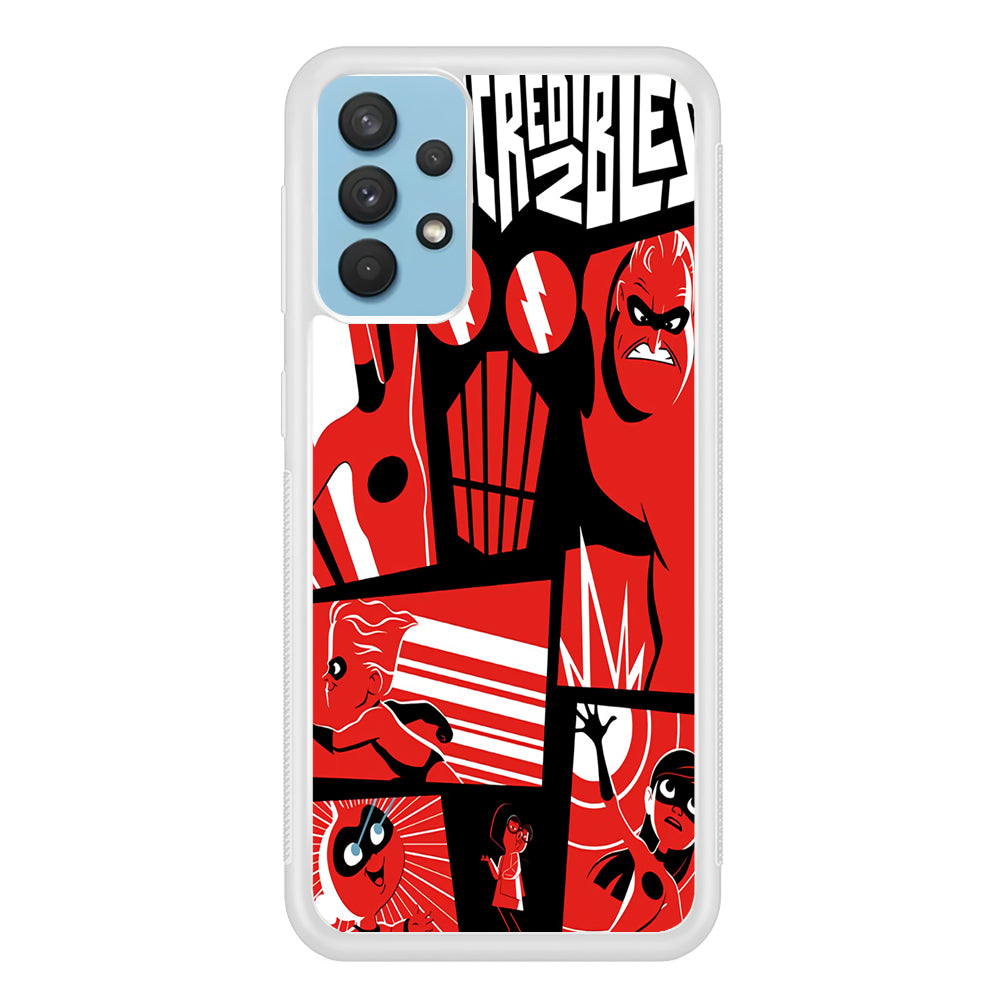Incredibles Frame Red Samsung Galaxy A32 Case