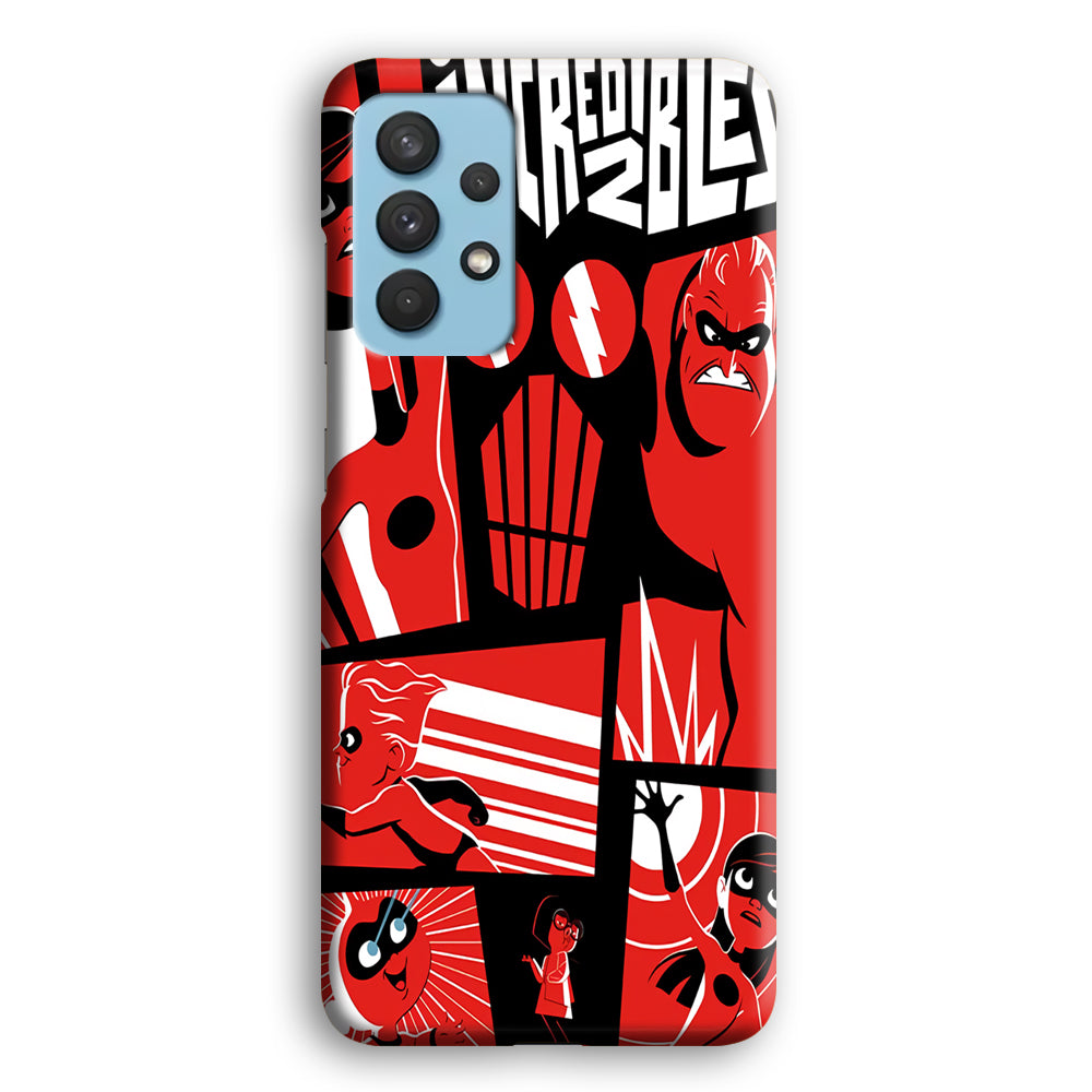 Incredibles Frame Red Samsung Galaxy A32 Case