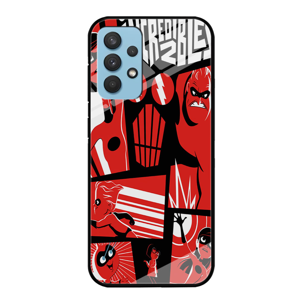 Incredibles Frame Red Samsung Galaxy A32 Case