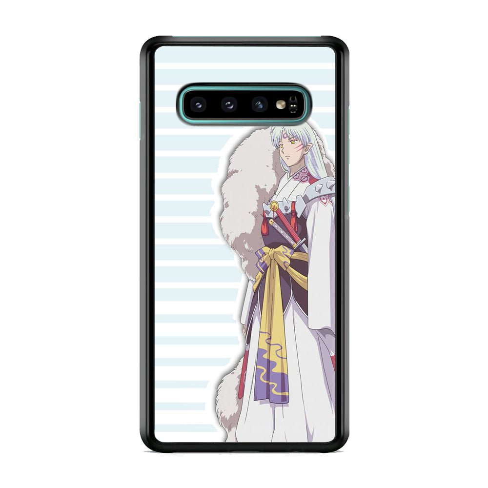 Inuyasha Sesshomaru Stripe Samsung Galaxy S10 Case