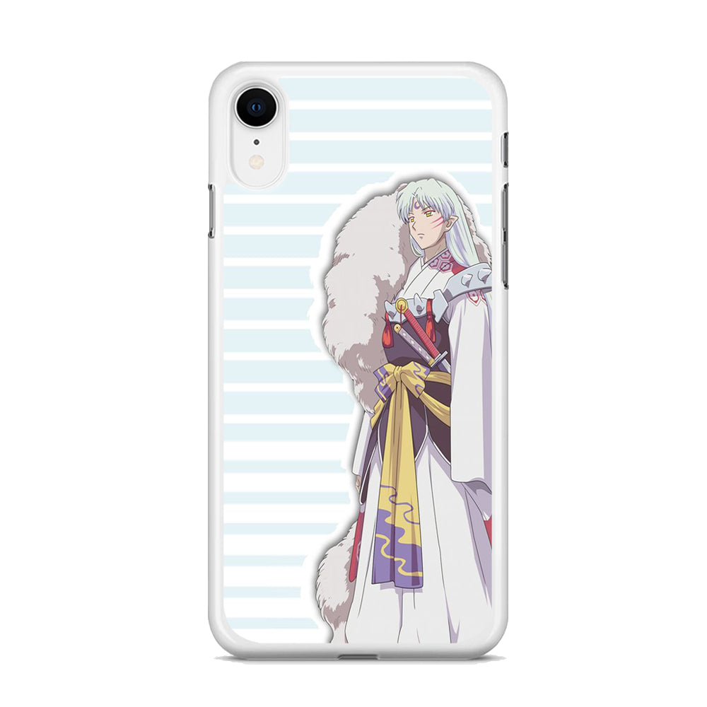 Inuyasha Sesshomaru Stripe iPhone XR Case