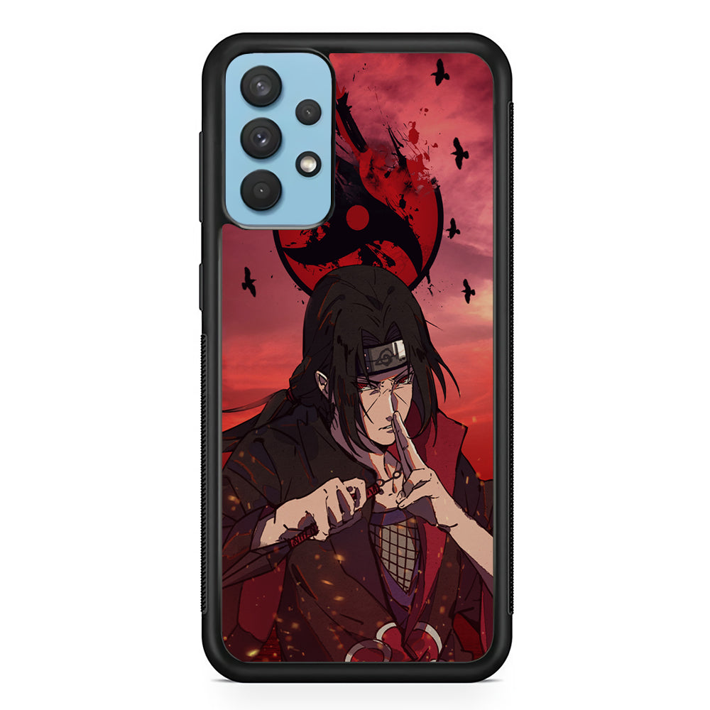 Itachi Blood Eye Samsung Galaxy A32 Case