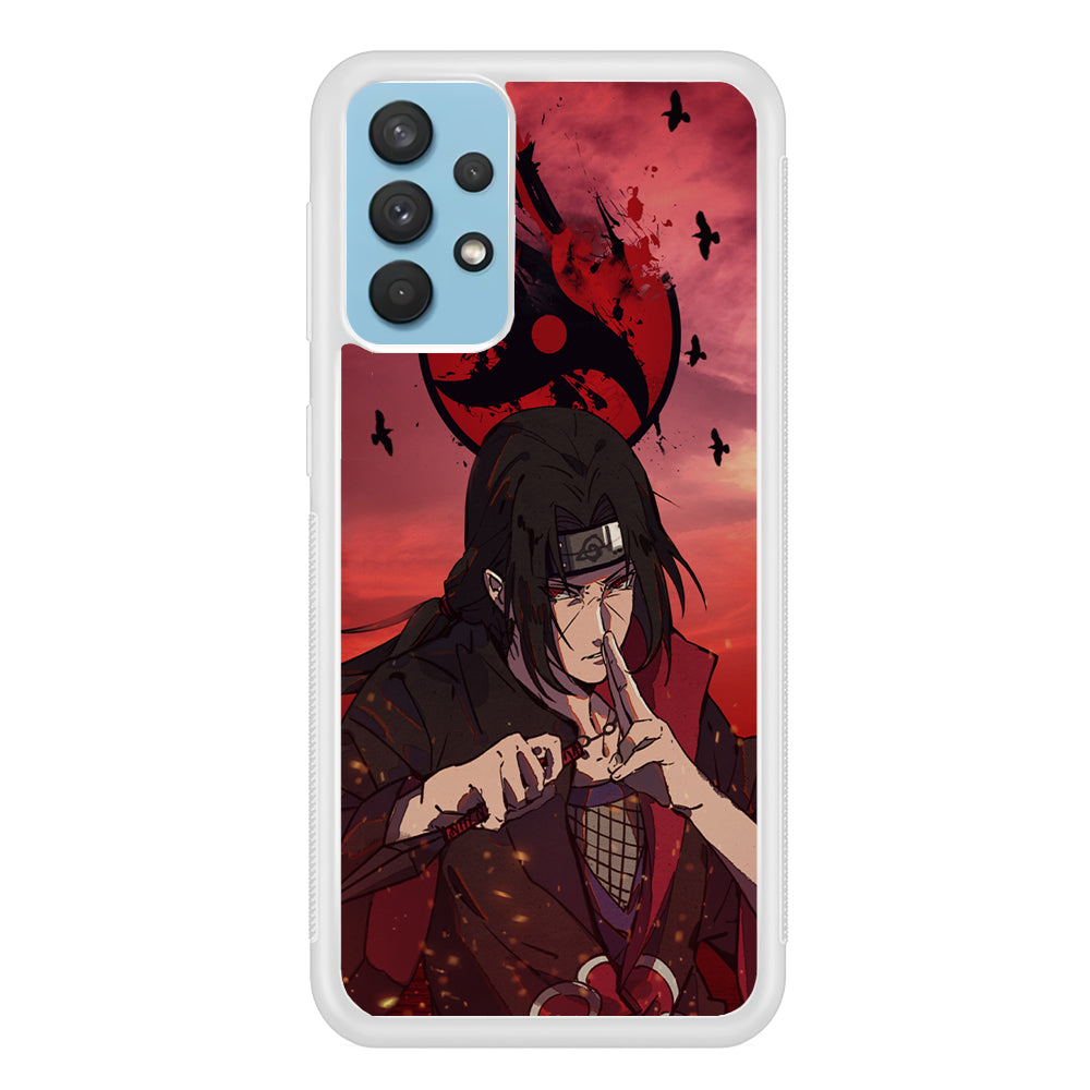 Itachi Blood Eye Samsung Galaxy A32 Case