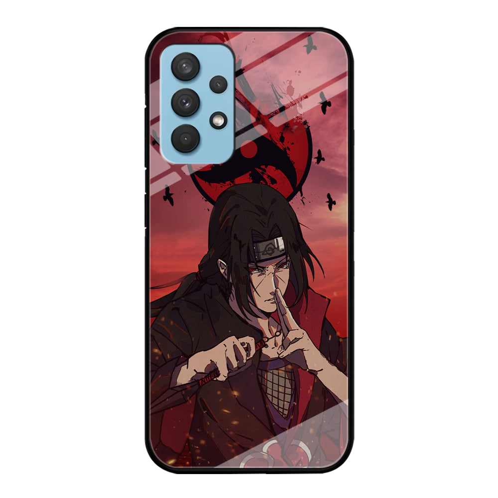 Itachi Blood Eye Samsung Galaxy A32 Case