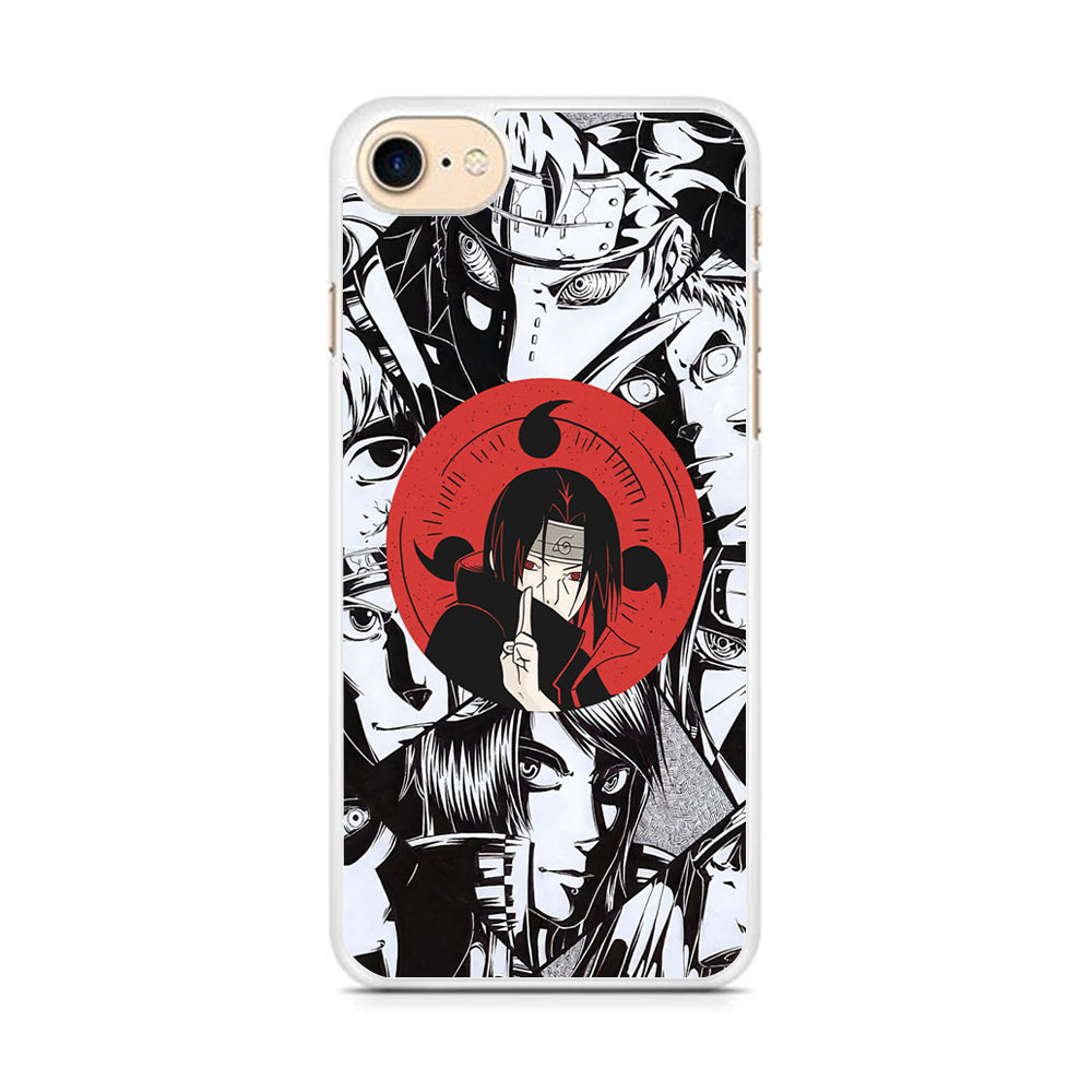 Itachi, The Hero Behind The Scenes iPhone 8 Case
