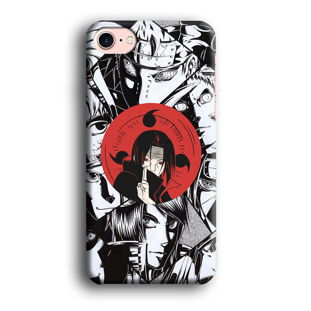 Itachi, The Hero Behind The Scenes iPhone 8 Case
