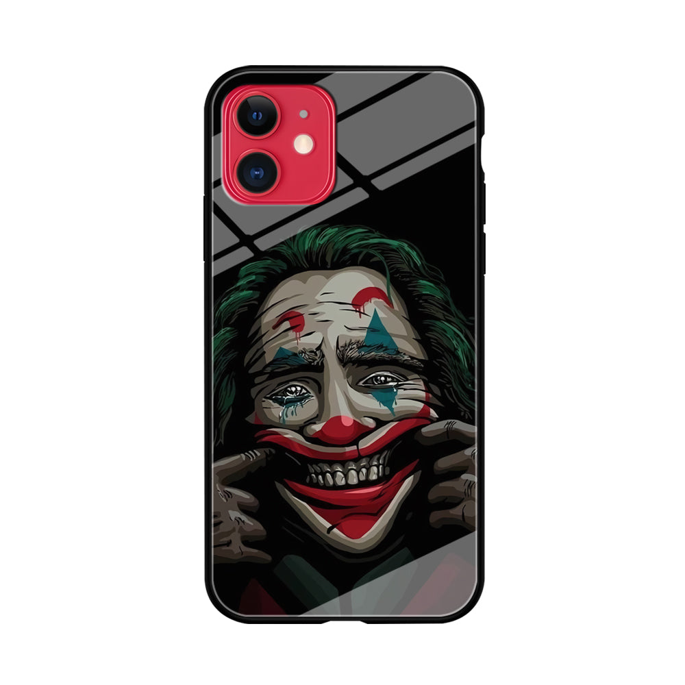 Joker Fake Happy iPhone 11 Case Tempered Glass Case