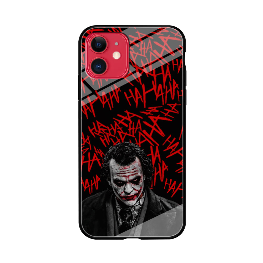 Joker Serious Mode iPhone 11 Case Tempered Glass Case