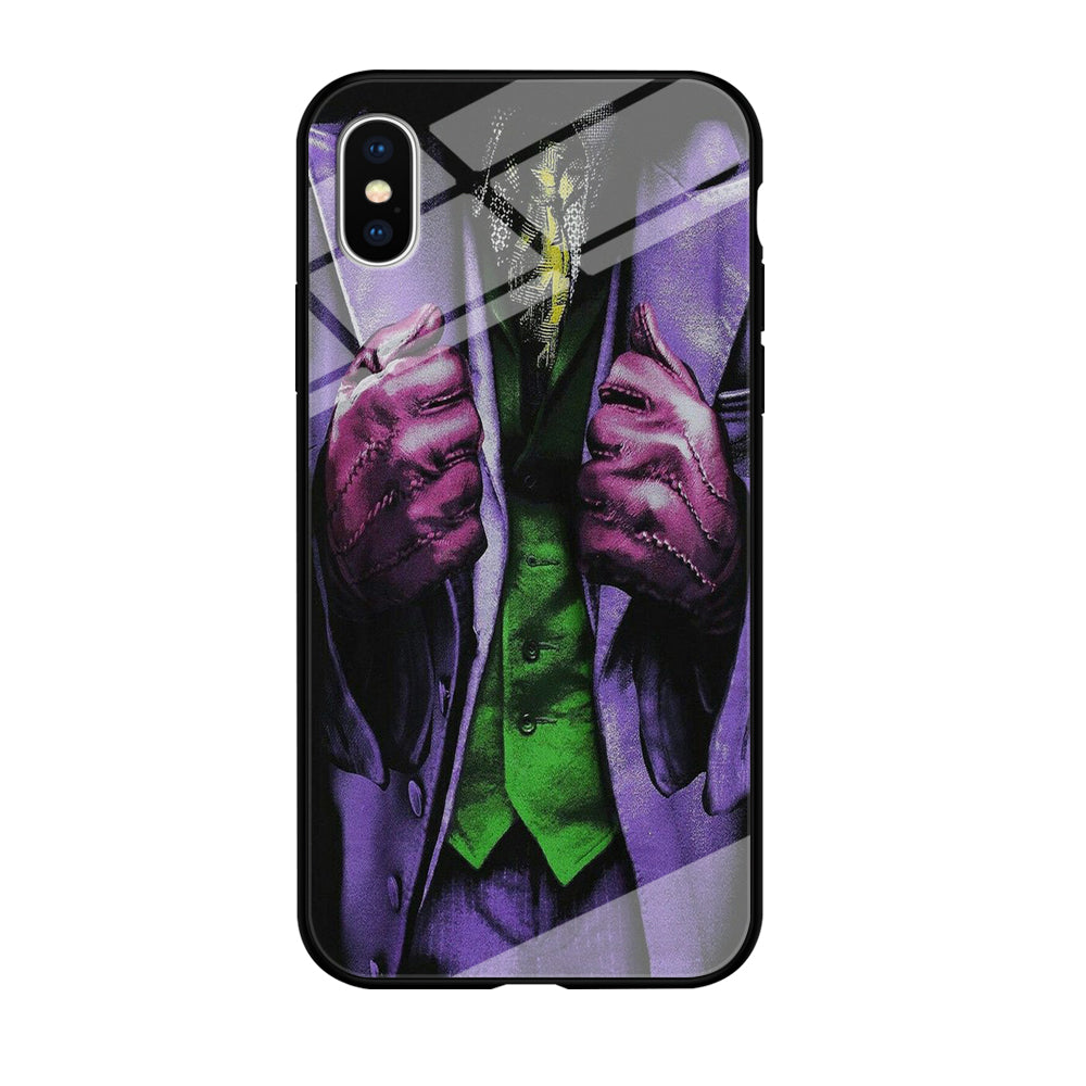 Joker Costume Style iPhone X Case