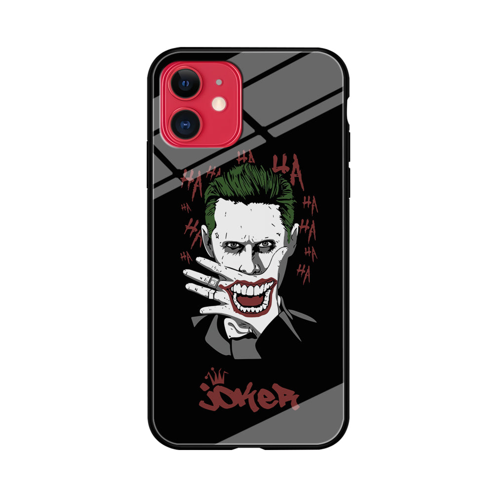 Joker and Hidden Smile iPhone 11 Case Tempered Glass Case