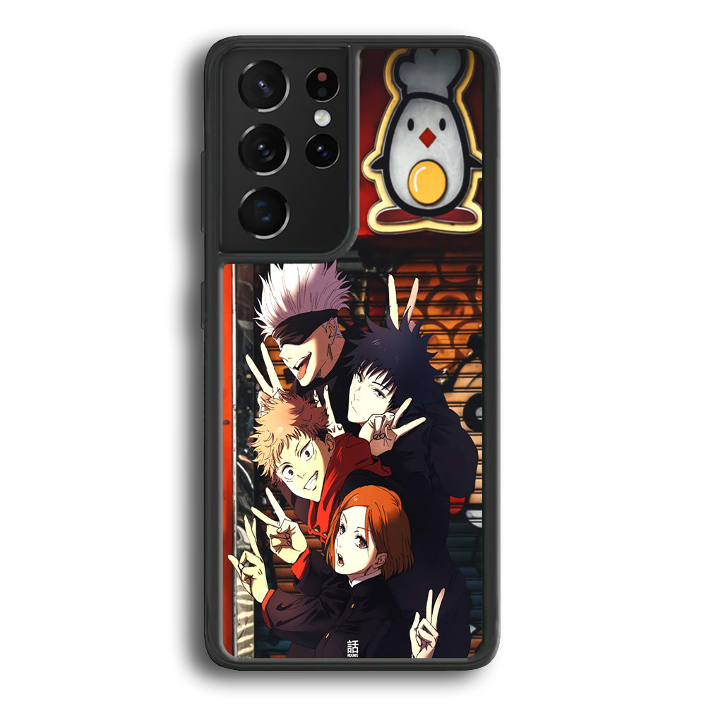 Jujutsu Kaisen Team Go On Vacation Samsung Galaxy S21 Ultra Case - Carneyforia