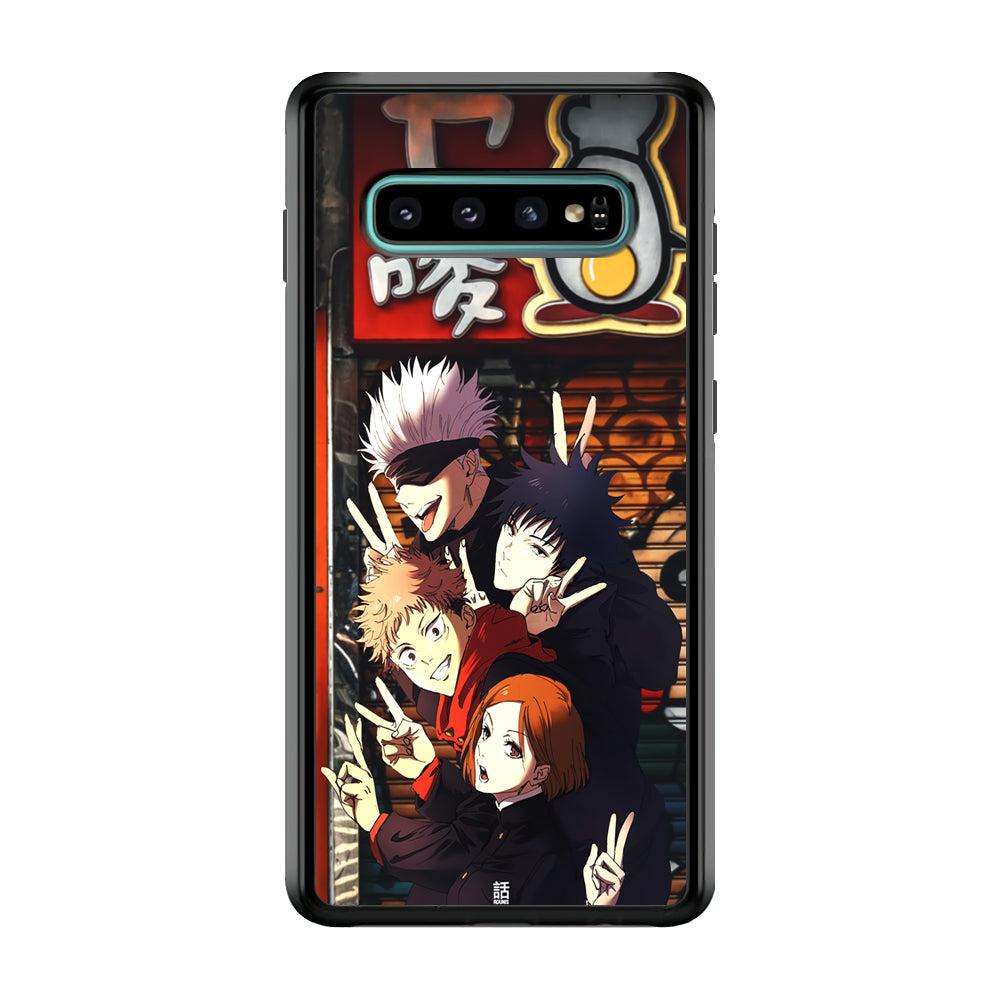 Jujutsu Kaisen Team Go On Vacation Samsung Galaxy S10 Plus Case