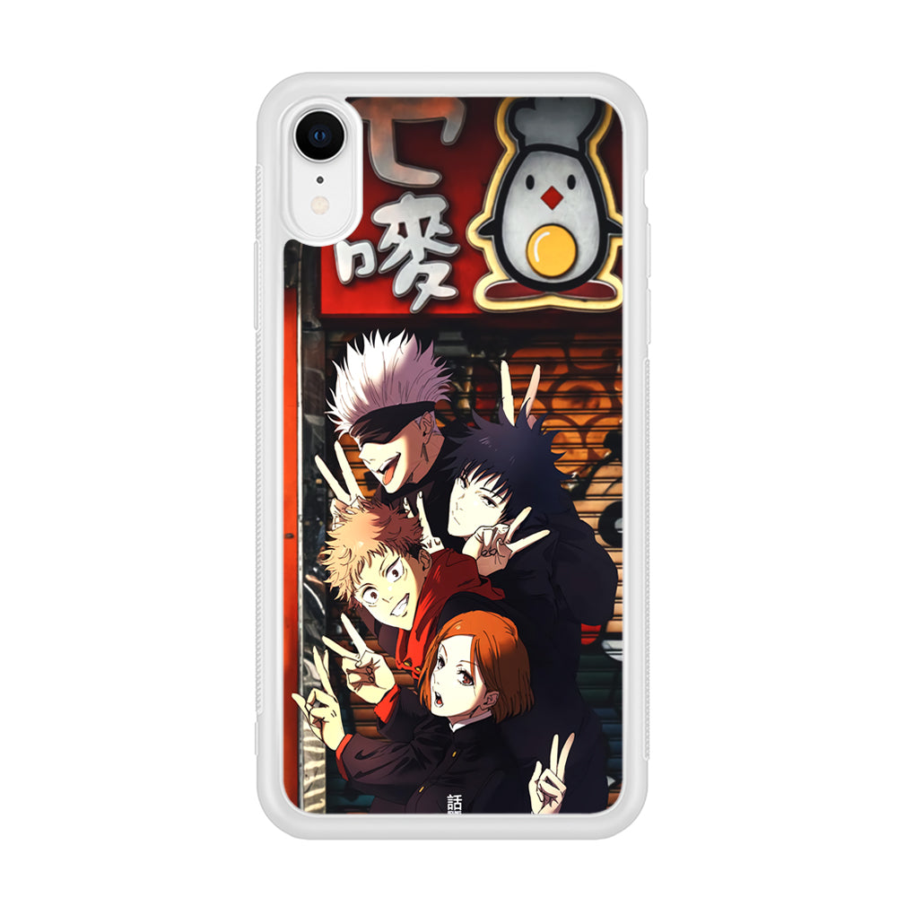Jujutsu Kaisen Team Go On Vacation iPhone XR Case