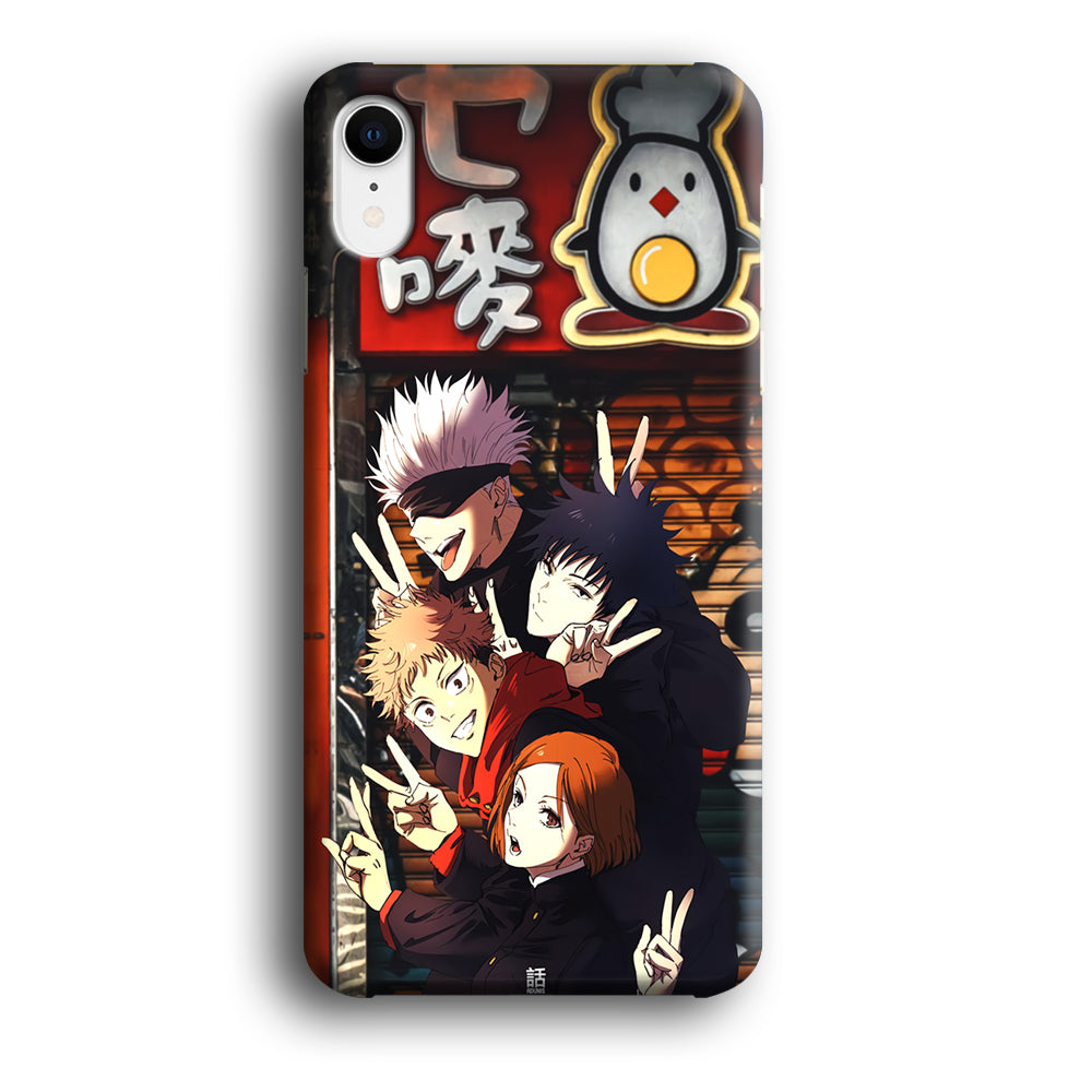 Jujutsu Kaisen Team Go On Vacation iPhone XR Case