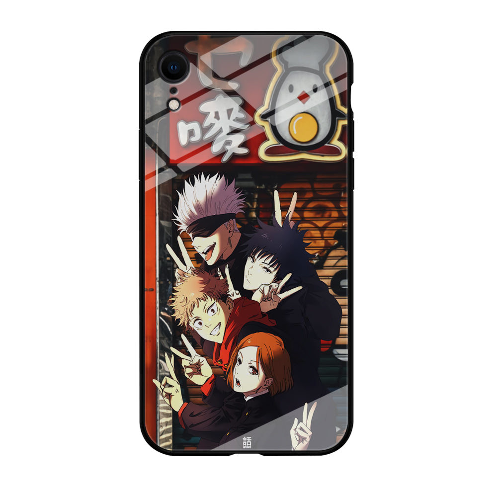 Jujutsu Kaisen Team Go On Vacation iPhone XR Case