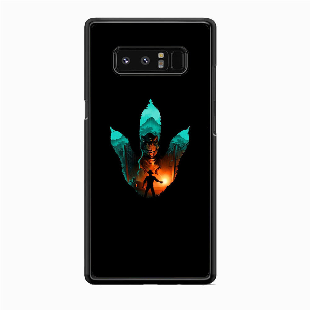 Jurassic Park Footprint T Rex Samsung Galaxy Note 8 Case
