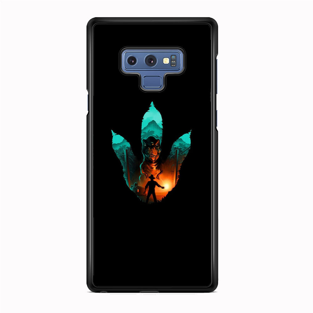 Jurassic Park Footprint T Rex Samsung Galaxy Note 9 Case