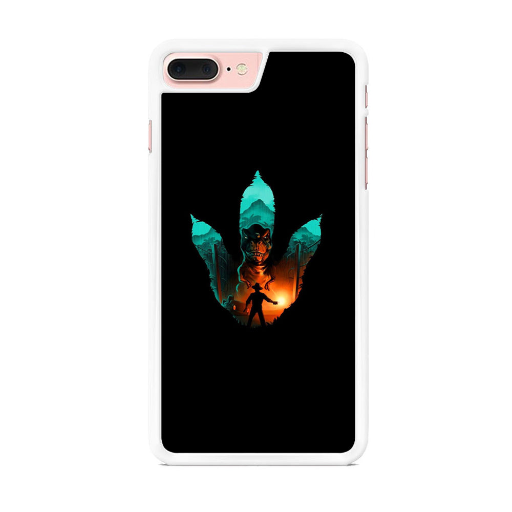 Jurassic Park Footprint T Rex iPhone 7 Plus Case