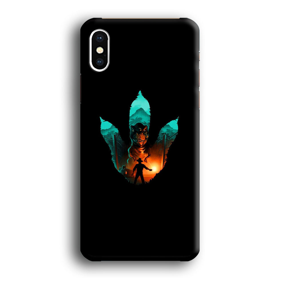 Jurassic Park Footprint T Rex iPhone XS MAX Case