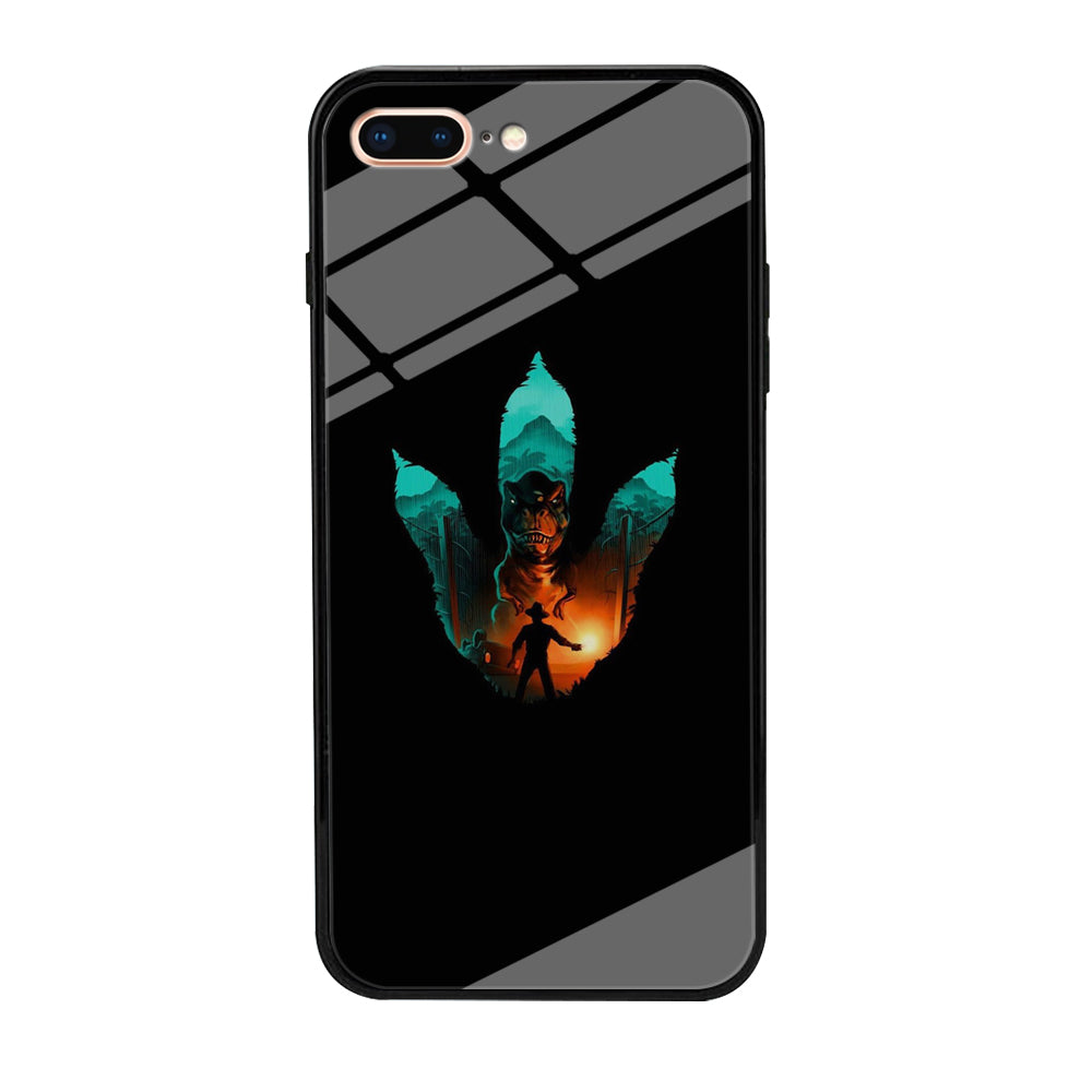 Jurassic Park Footprint T Rex iPhone 7 Plus Case