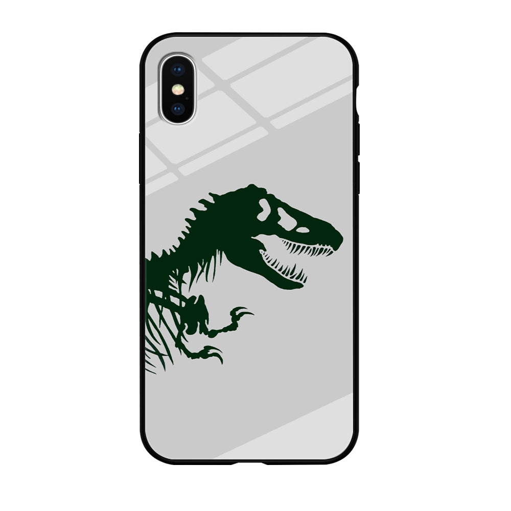 Jurassic Park Green T Rex iPhone X Case