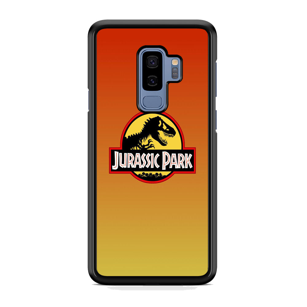 Jurassic Park Orange Sunset Samsung Galaxy S9 Plus Case