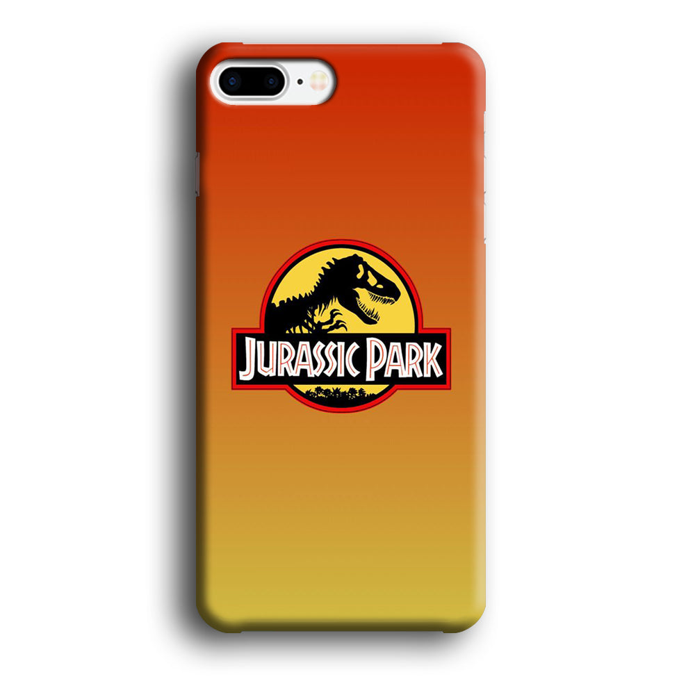 Jurassic Park Orange Sunset iPhone 7 Plus Case