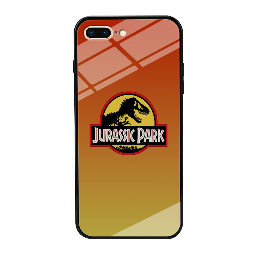Jurassic Park Orange Sunset iPhone 7 Plus Case