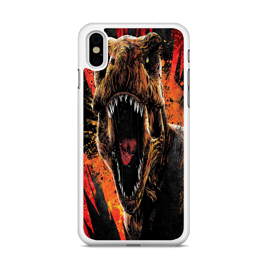 Jurassic World Angry T Rex iPhone XS MAX Case