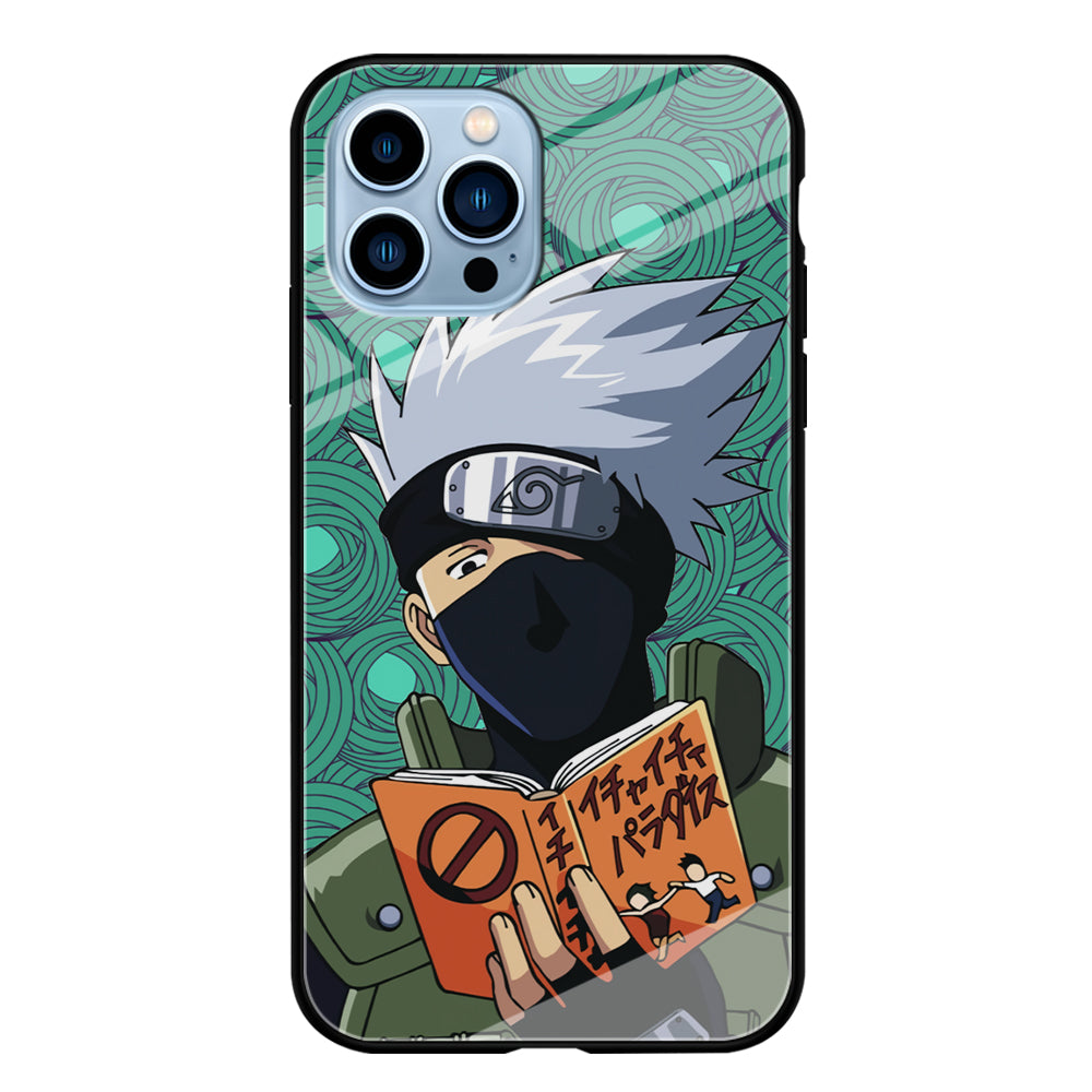 Kakashi Icha Icha Paradise iPhone 13 Pro Case Tempered Glass Case
