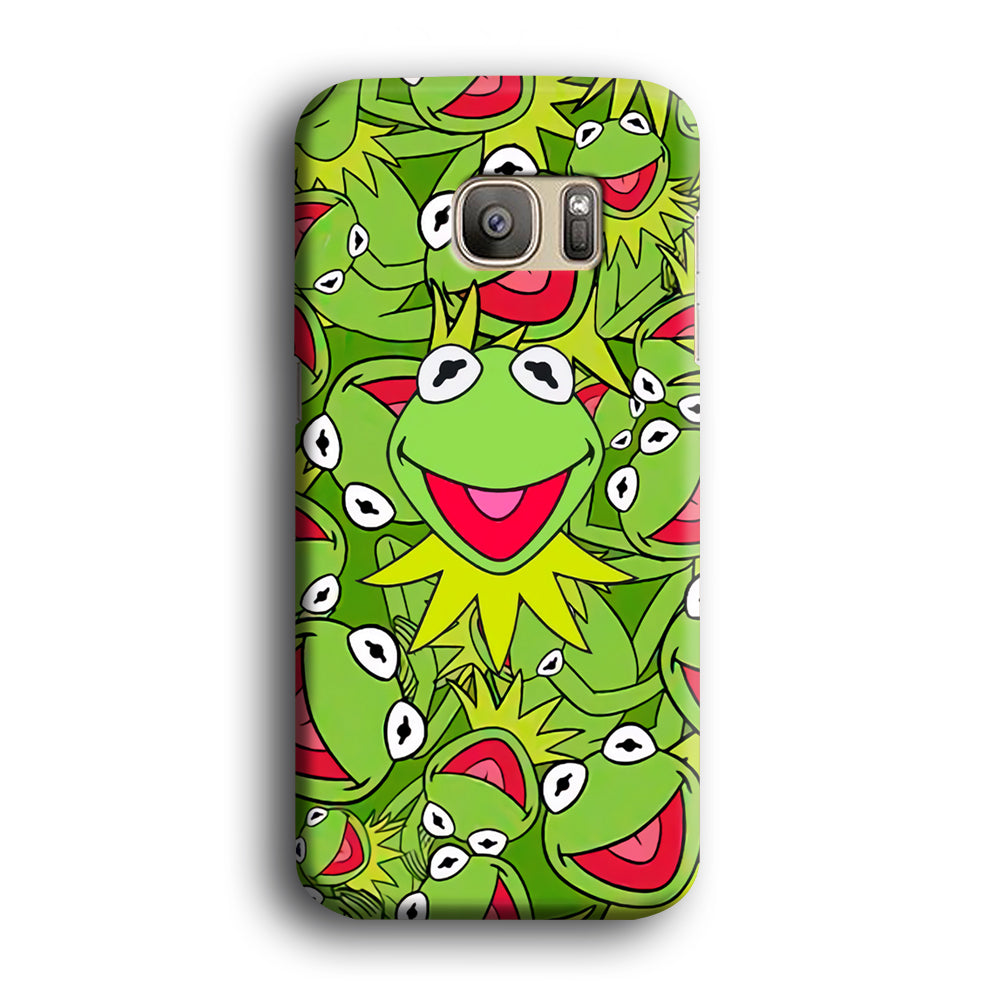 Kermit Frog Smile Block of Smile Samsung Galaxy S7 Edge Case