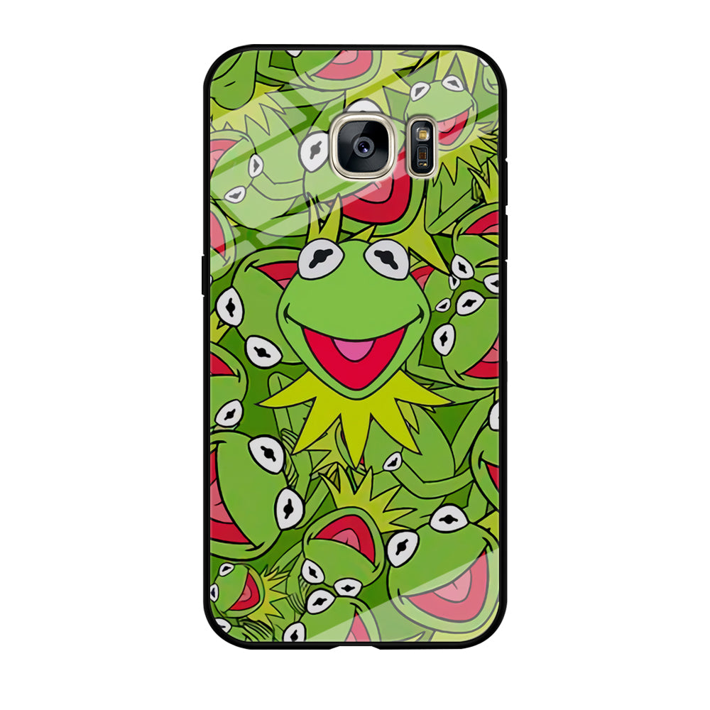 Kermit Frog Smile Block of Smile Samsung Galaxy S7 Edge Case