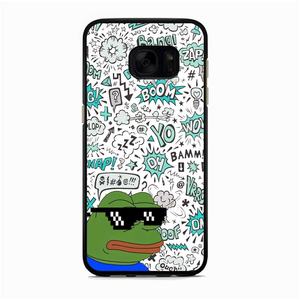 Kermit Frog like Boss Samsung Galaxy S7 Edge Case