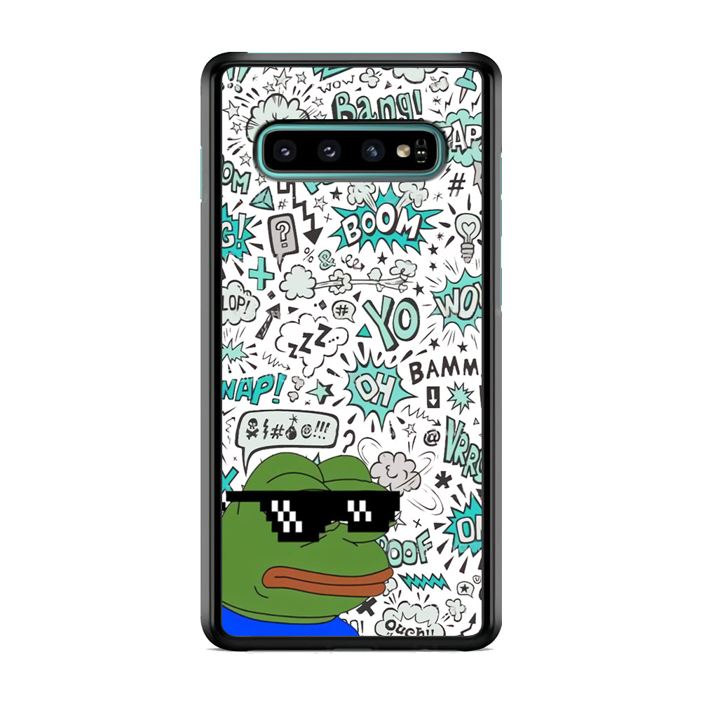 Kermit Frog like Boss Samsung Galaxy S10 Case