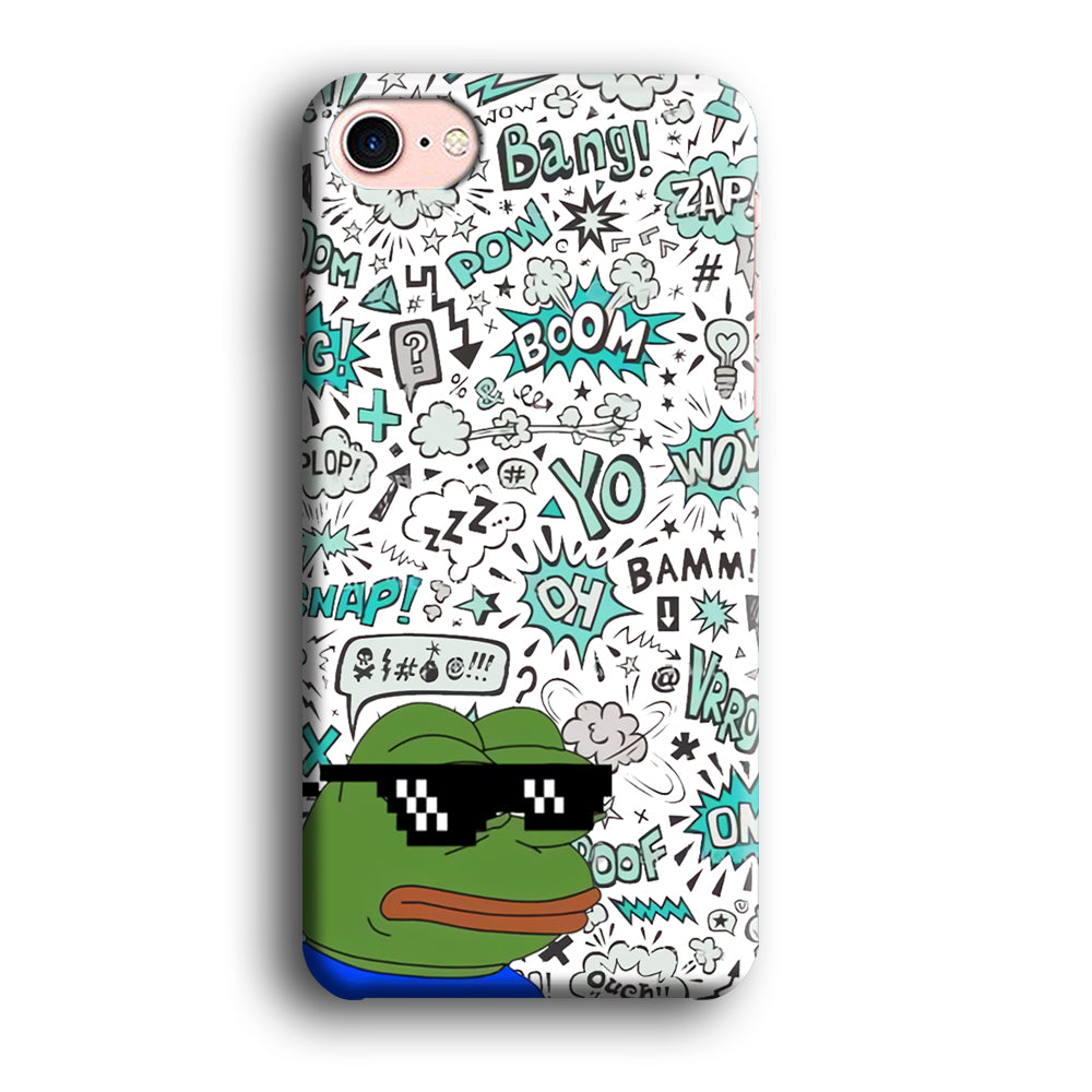 Kermit Frog like Boss iPhone 8 Case