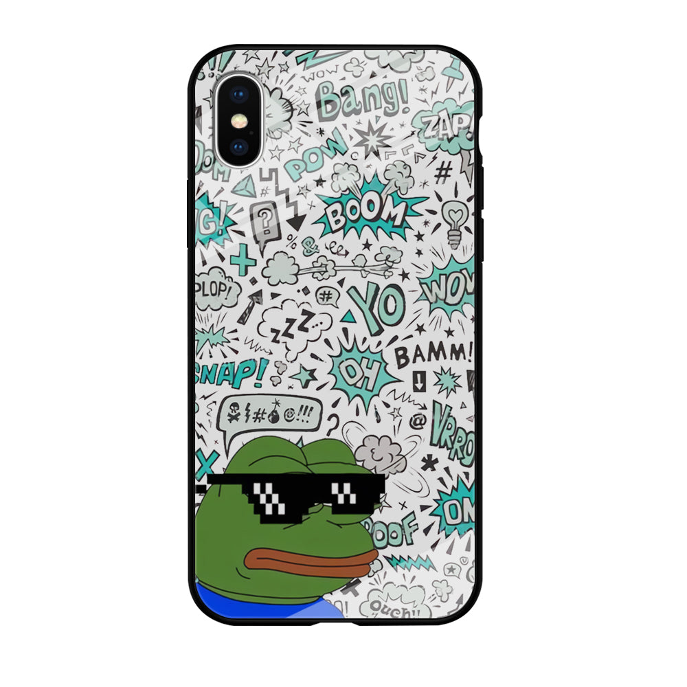 Kermit Frog like Boss iPhone X Case