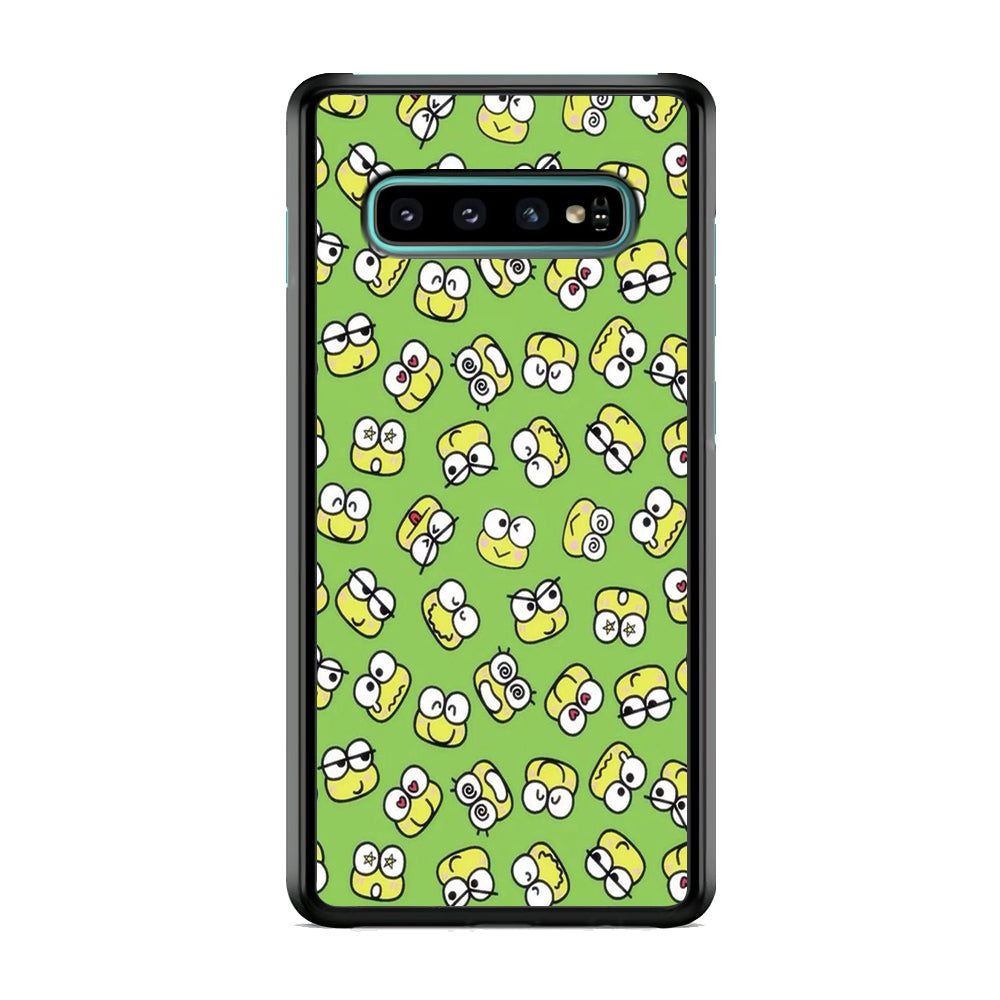Keroppi Mood Emoji Samsung Galaxy S10 Case