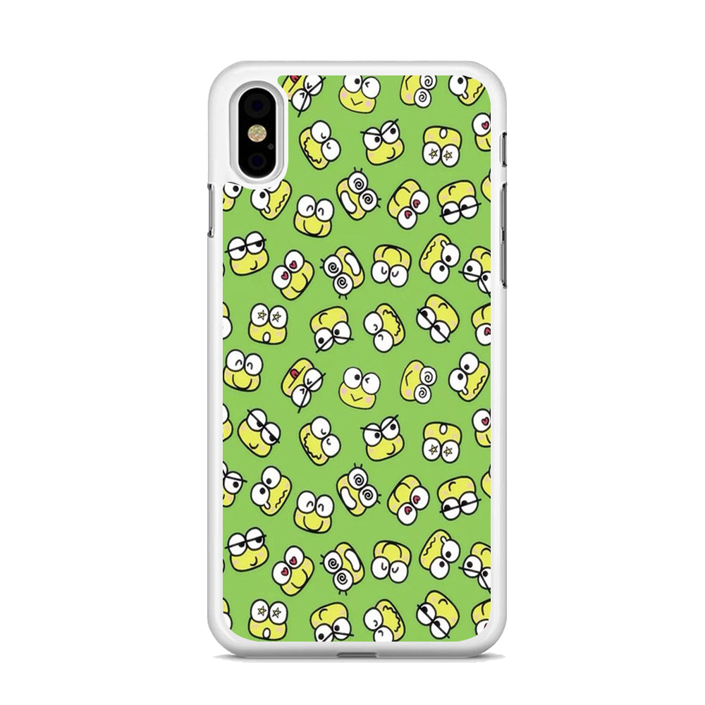 Keroppi Mood Emoji iPhone X Case