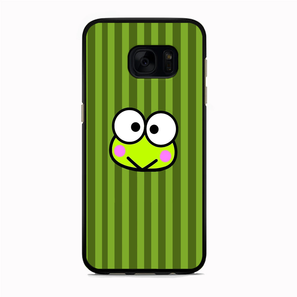 Keroppi Stripe Royal Green Samsung Galaxy S7 Edge Case