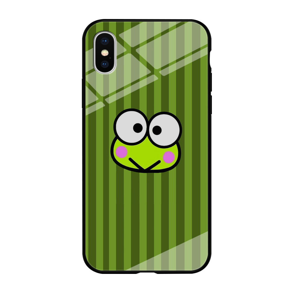Keroppi Stripe Royal Green iPhone X Case