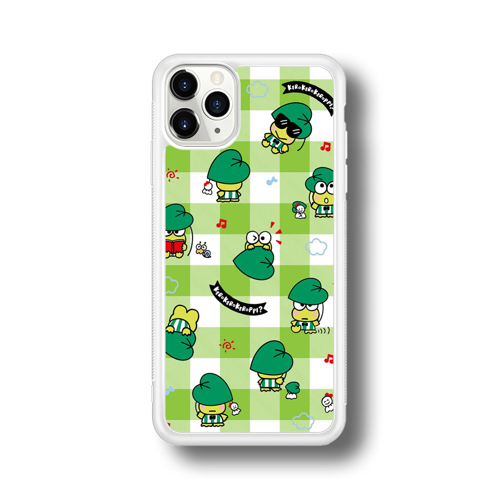 Keroppi on Green Flanel iPhone 11 Pro Max Case