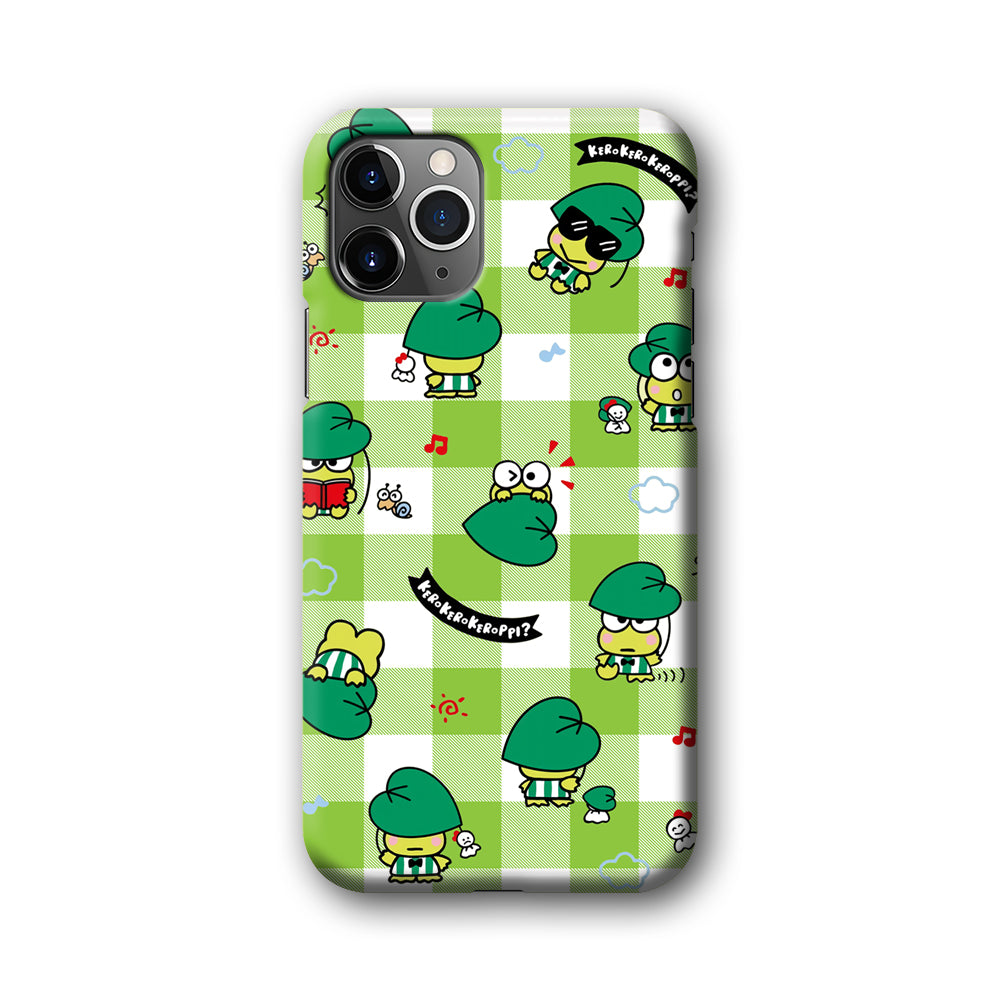 Keroppi on Green Flanel iPhone 11 Pro Max Case