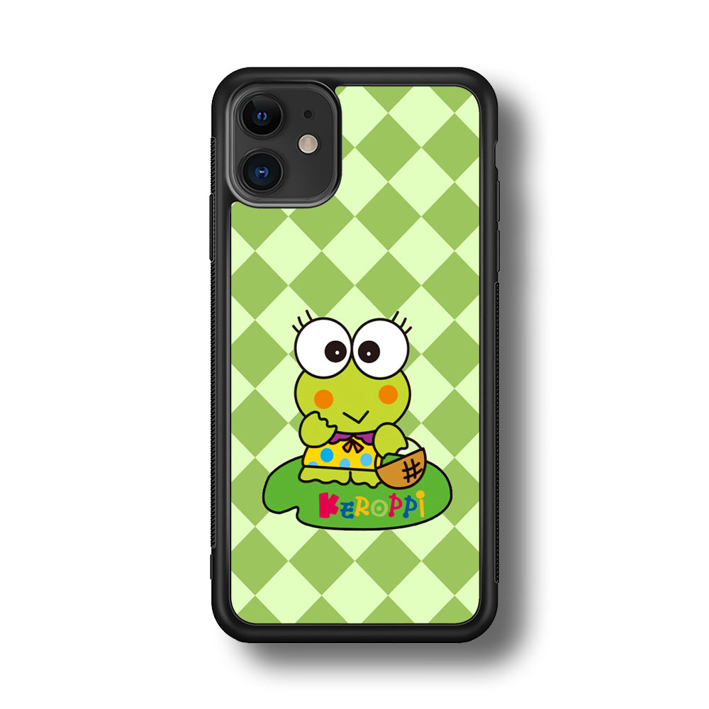 Keroppi on Lotus Leaf iPhone 11 Case