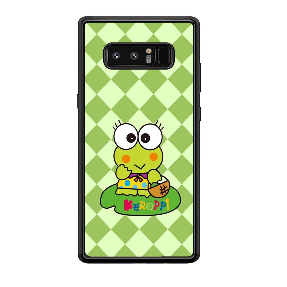 Keroppi on Lotus Leaf Samsung Galaxy Note 8 Case