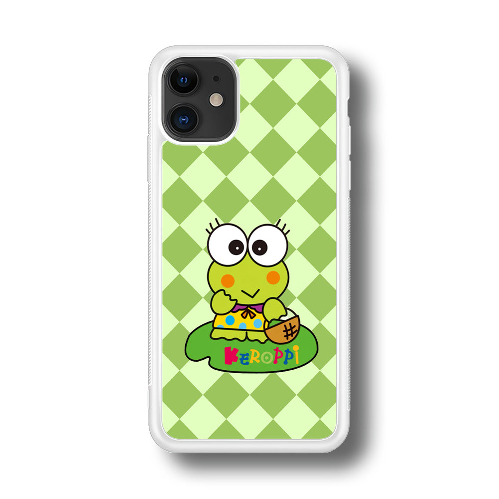 Keroppi on Lotus Leaf iPhone 11 Case