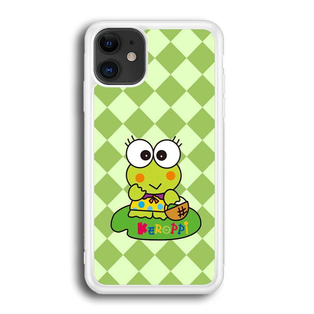 Keroppi on Lotus Leaf iPhone 12 Case