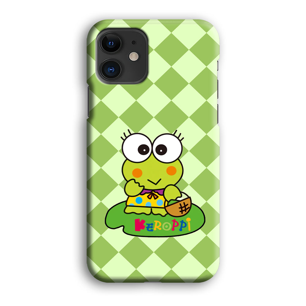 Keroppi on Lotus Leaf iPhone 12 Case