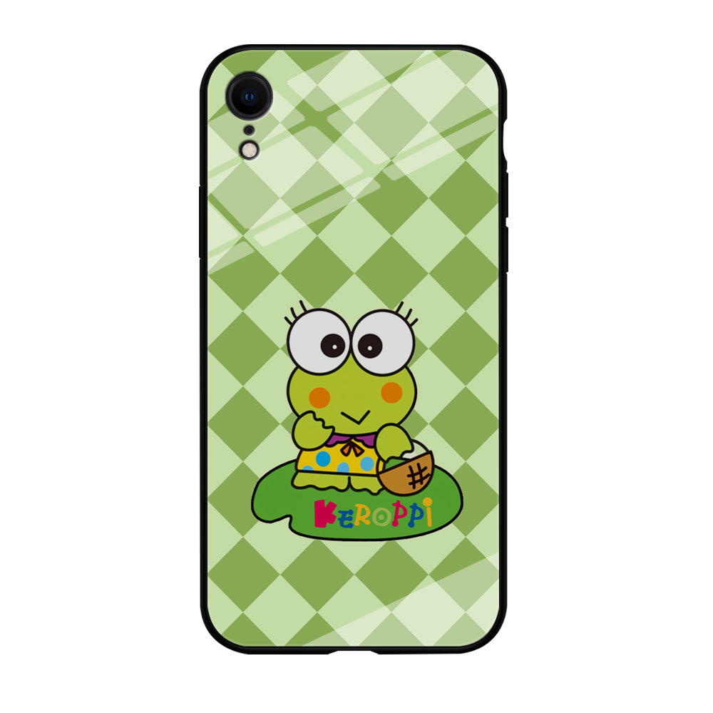 Keroppi on Lotus Leaf iPhone XR Case